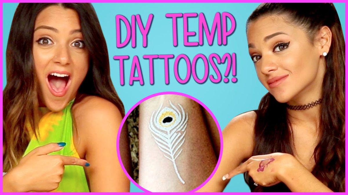 DIY Temporary Tattoos?! |  Niki And Gabi DIY or Di-Don’t