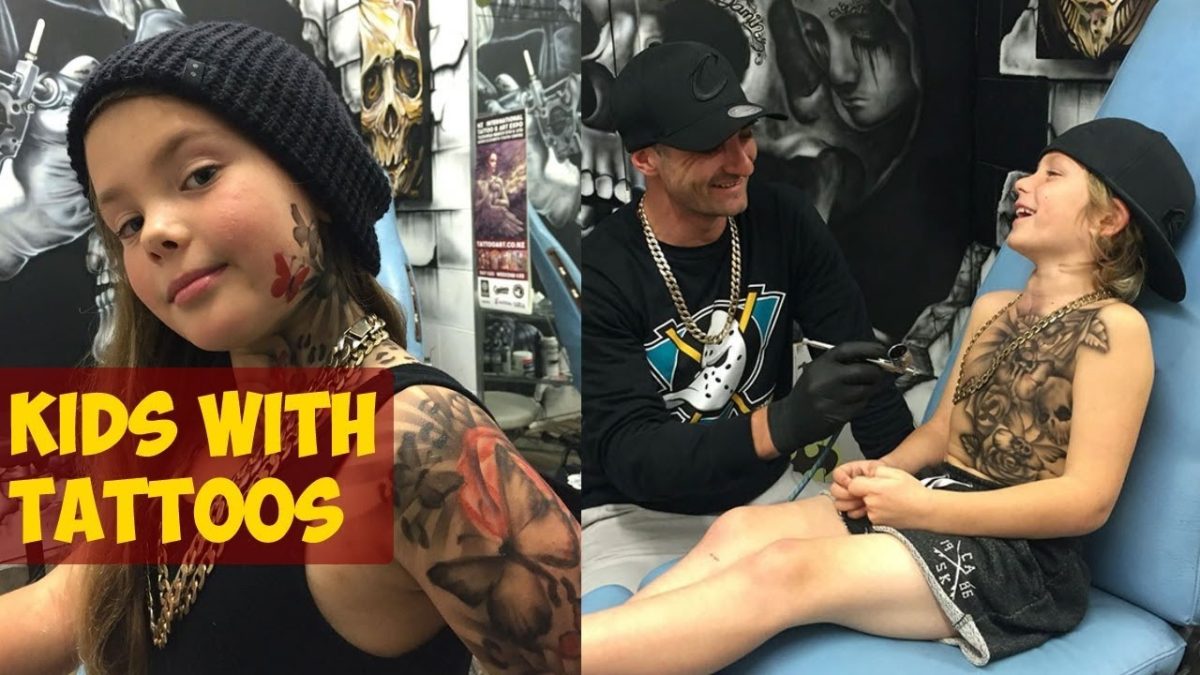 Tattoo artist gives kids incredible ink sleeves
