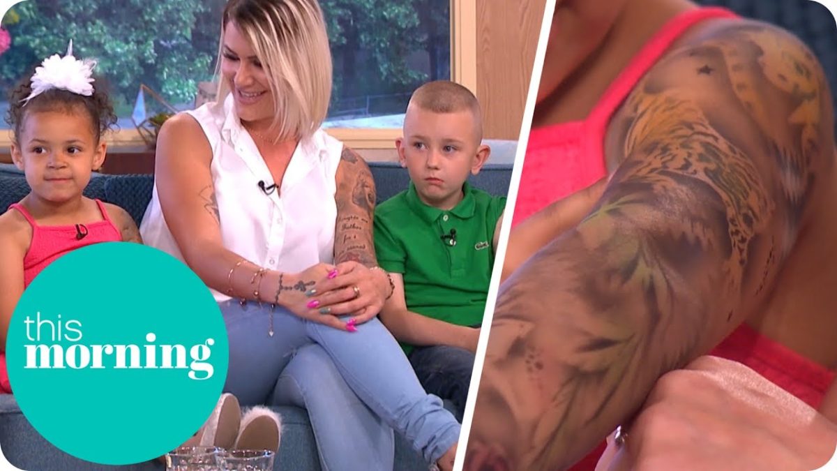 Our Children Love Getting Temporary Tattoo Sleeves | This Morning