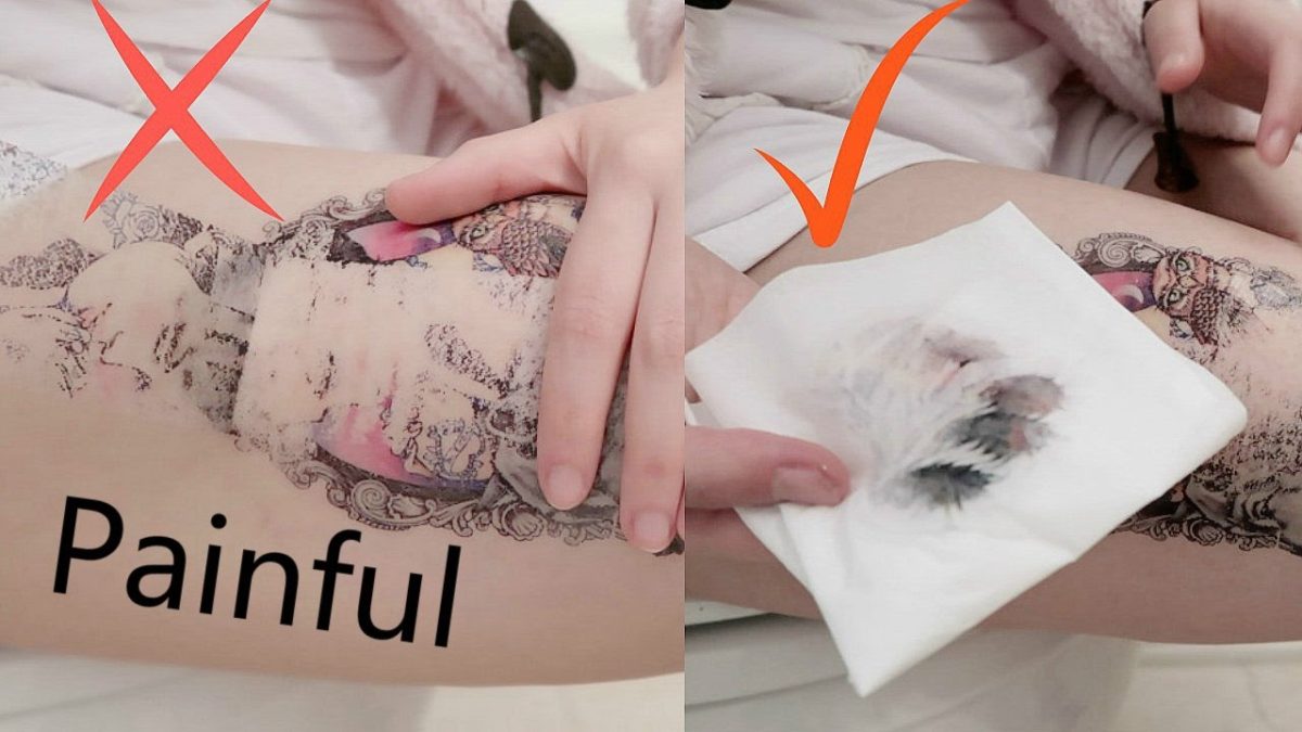 Ways to Remove Fake Tattoo | What is the best method?