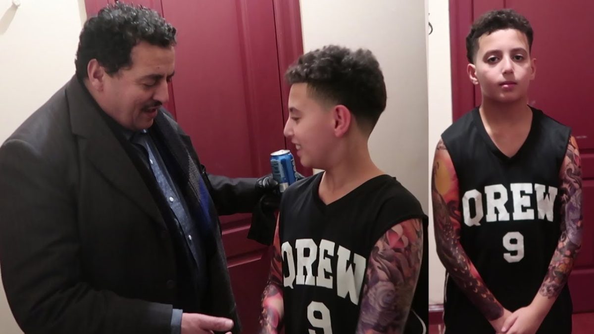 11 YEAR OLD DOES FAKE TATTOO PRANK ON DAD!!