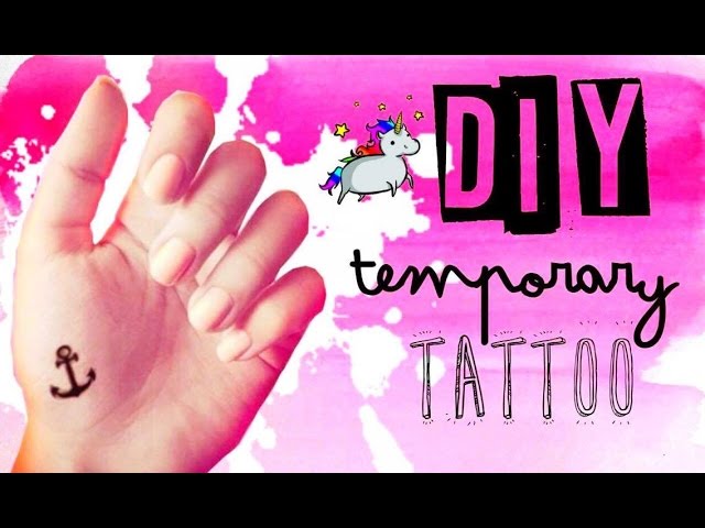 DIY Temporary Tattoos (super easy) ♡ | Jessica Ralson
