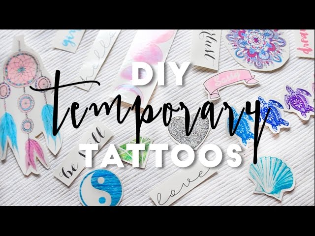 DIY Temporary Tattoos | Super Easy! | Hermione Chantal